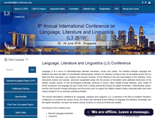 Tablet Screenshot of l3-conference.org